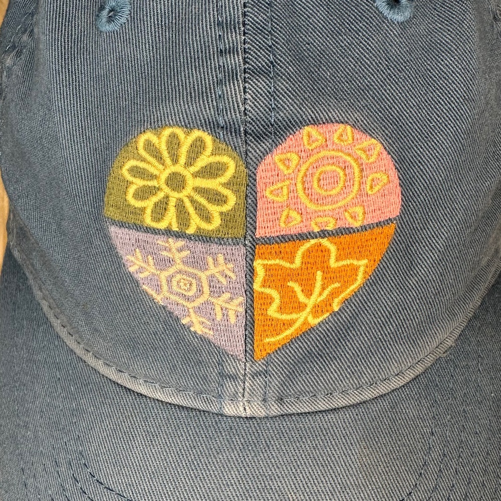 Life is Good Four Season Heart Hat - Picture 2 of 11